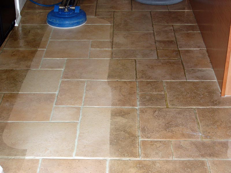Ceramic Tile Grout Cleaning